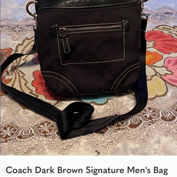Coach Dark Brown Men's /wWomen’s Bag(Unisex)As-is - Picture 1 of 7